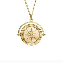 Load image into Gallery viewer, Golden Compass Necklace - Bohemian Sundays, Sun Soul, Buy Boho Bohemian Clothing Online Australia, Kivari, Arnhem, Rowie, Will and Bear, Wandering Folk, Skinned, Barefoot Blonde
