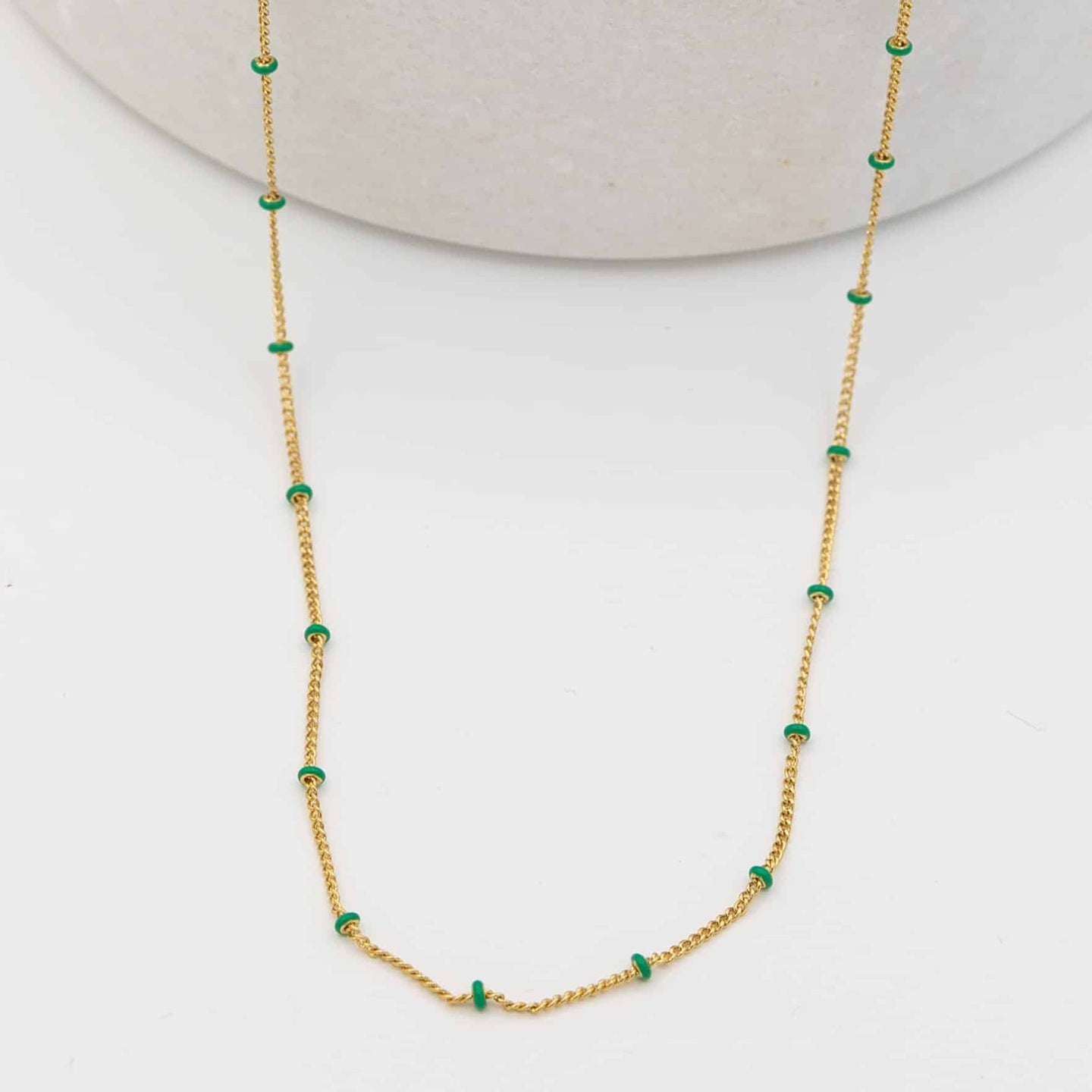 Layer Me Necklace - Gold with Deep Sea