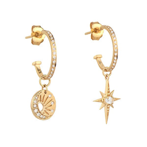 Lucky Star Earrings - Gold
