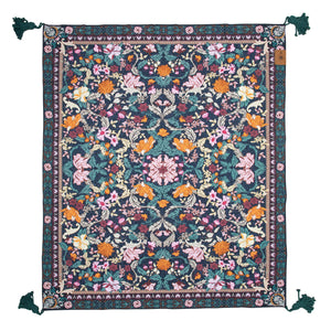 Emerald Forest Picnic Rug - Bohemian Sundays, Wandering Folk, Buy Boho Bohemian Clothing Online Australia, Kivari, Arnhem, Rowie, Will and Bear, Wandering Folk, Skinned, Barefoot Blonde