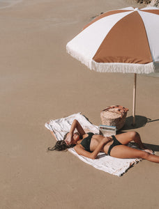 Beach Umbrella -Goldie - Bohemian Sundays, Salty Shadows, Buy Boho Bohemian Clothing Online Australia, Kivari, Arnhem, Rowie, Will and Bear, Wandering Folk, Skinned, Barefoot Blonde