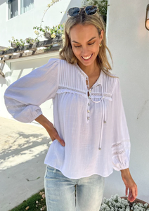 Florence Blouse - White
