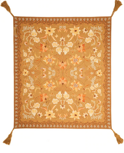 Golden Folk Picnic Rug