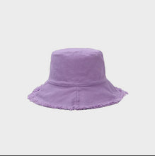 Load image into Gallery viewer, Cotton Frayed edge Bucket Hat
