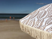 Load image into Gallery viewer, Beach Umbrella -Kurrajong - Bohemian Sundays, Salty Shadows, Buy Boho Bohemian Clothing Online Australia, Kivari, Arnhem, Rowie, Will and Bear, Wandering Folk, Skinned, Barefoot Blonde
