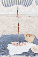 Load image into Gallery viewer, The Beach Blanket - LAUREN&#39;S NAVY STRIPE
