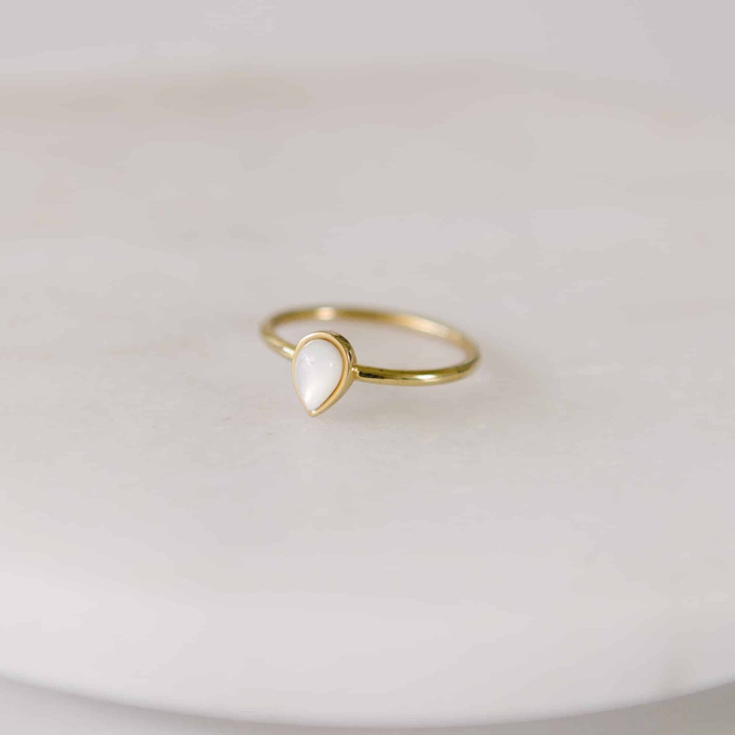 Selene Ring MOP- Gold